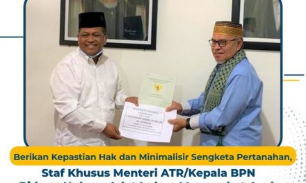 Berikan Kepastian Hak dan Minimalisir Sengketa Pertanahan, Staf Khusus Menteri ATR/Kepala BPN Bidang Hukum Adat Imbau Masyarakat Aceh Sertipikatkan Tanah Wakaf