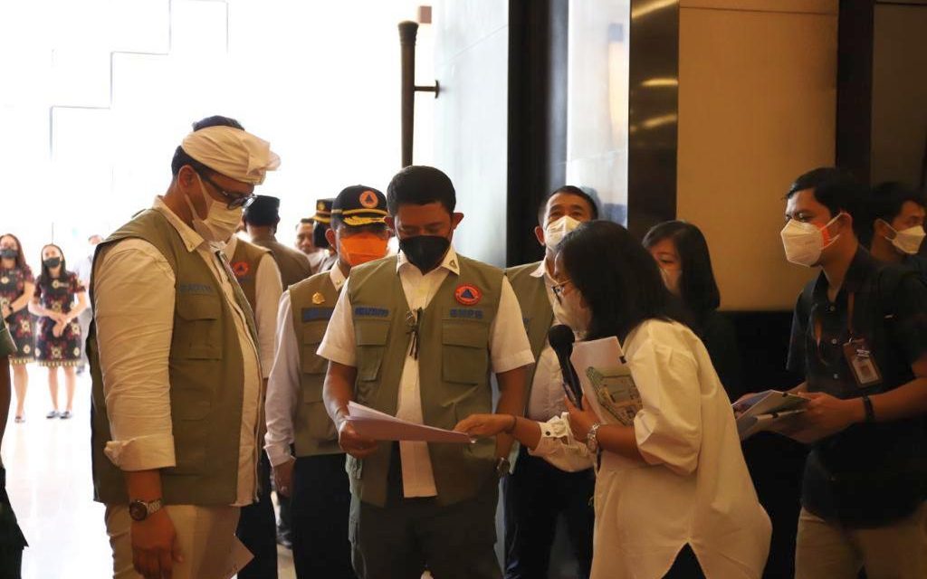 Kunjungan Kerja ke Bali, Kepala BNPB Tinjau Kesiapan Hotel Karantina  Pelaku Perjalanan Luar Negeri