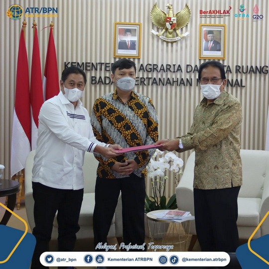 Menteri ATR/Kepala BPN menerima audiensi Keluarga Besar Pelajar Islam Indonesia