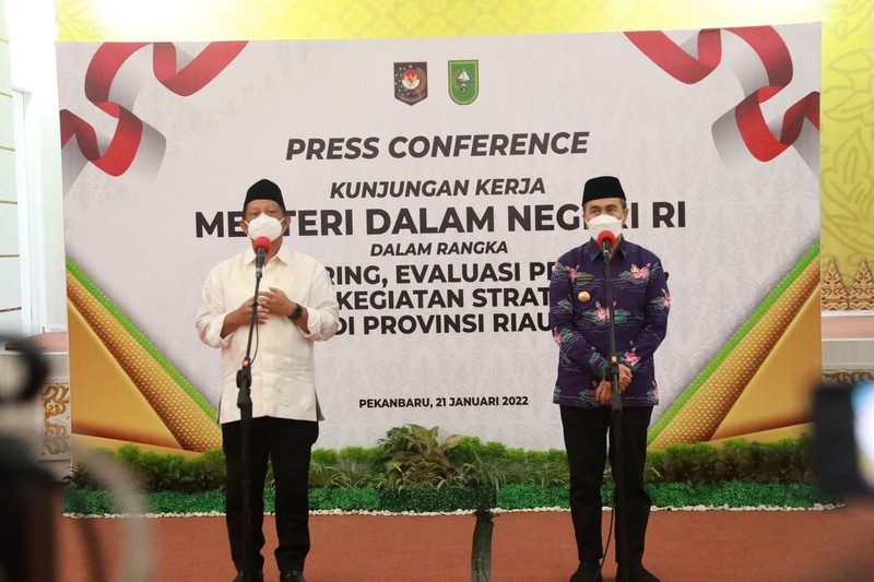 Kemendagri Apresiasi Capaian Realisasi APBD Provinsi Riau