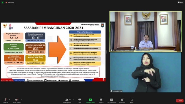 Kemendagri Harap Pemprov DKI Jakarta Lakukan Percepatan Penetapan RPD