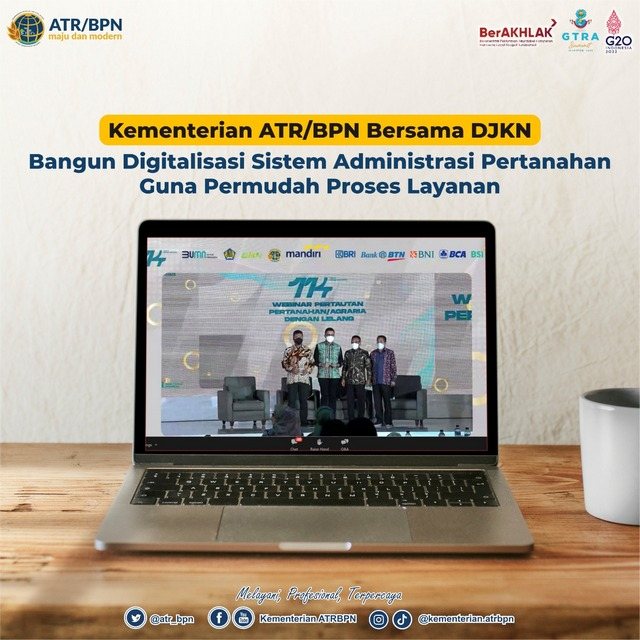 Kementerian ATR/BPN Bersama DJKN Bangun Digitalisasi Sistem Administrasi Pertanahan Guna Permudah Proses Layanan