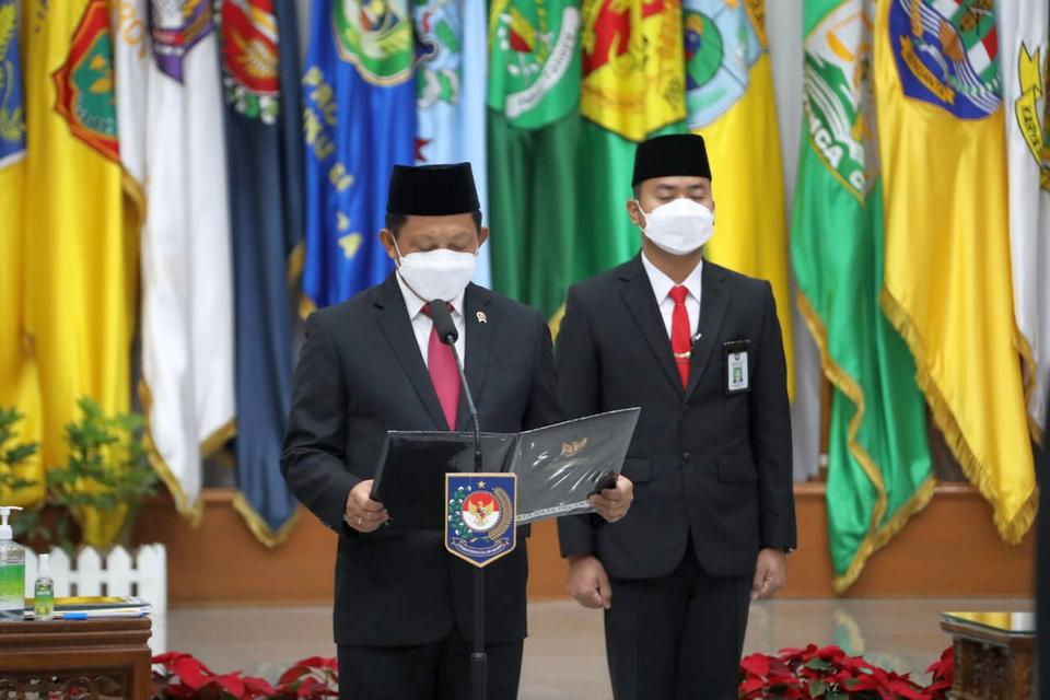 Pelantikan Lima Pejabat Pimpinan Tinggi Madya Diharapkan Jadi Momentum Pembenahan