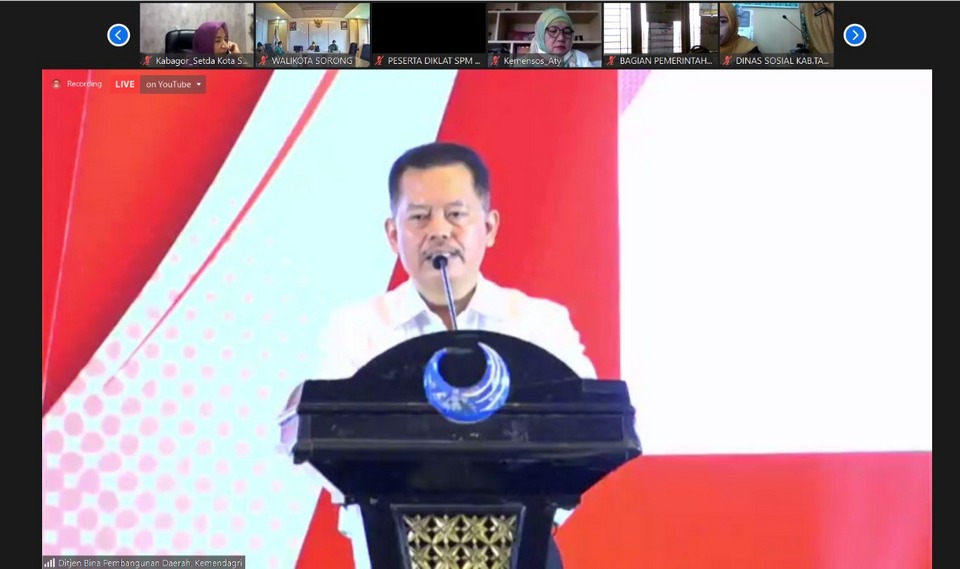 Kemendagri Amanatkan Pemda Berperan Aktif Tingkatkan Implementasi SPM di Daerah