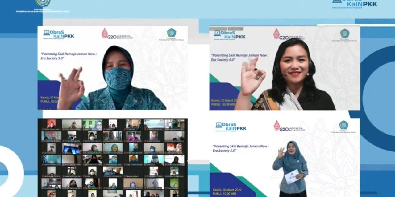 ObraS KaIN PKK Bahas Parenting Skill Remaja Zaman Now di Era Society 5.0