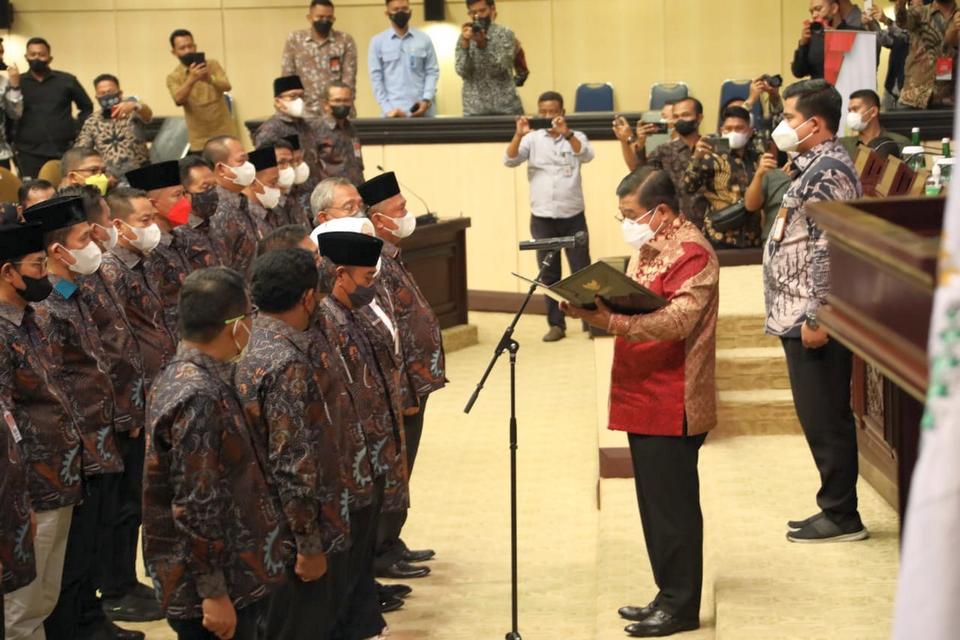 Sekjen Kemendagri Lantik DPN dan Komwil ADKASI Periode 2021-2026