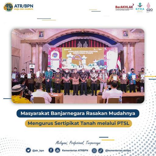 Masyarakat Banjarnegara Rasakan Mudahnya Mengurus Sertipikat Tanah melalui PTSL