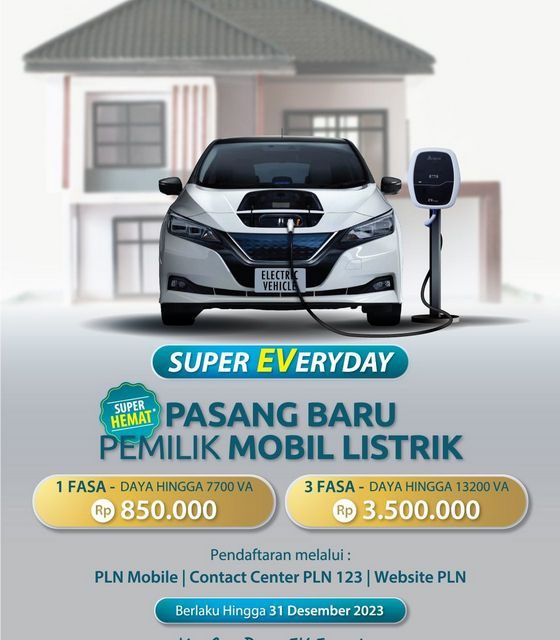 Nikmati Promo Super Everyday, Pasang Baru Mulai Rp 850 Ribu Bagi Pemilik Kendaraan Listrik