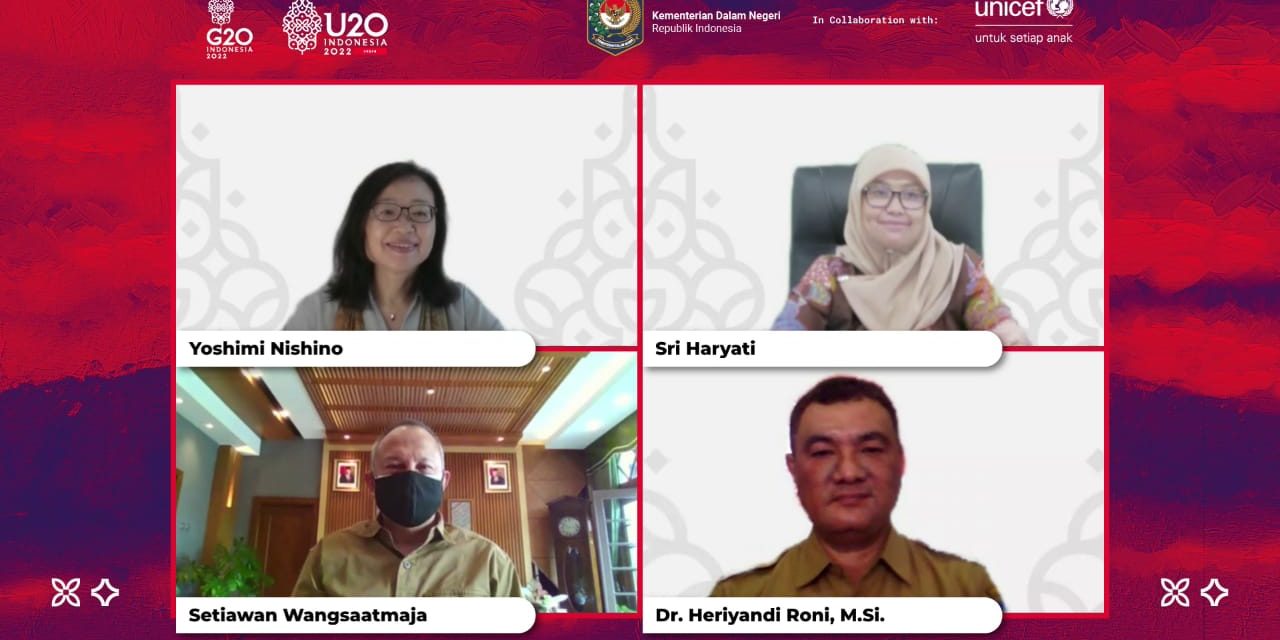 Road to G20 Indonesia 2022, Kemendagri Gelar Webinar Dorong Terciptanya Kota Layak Anak