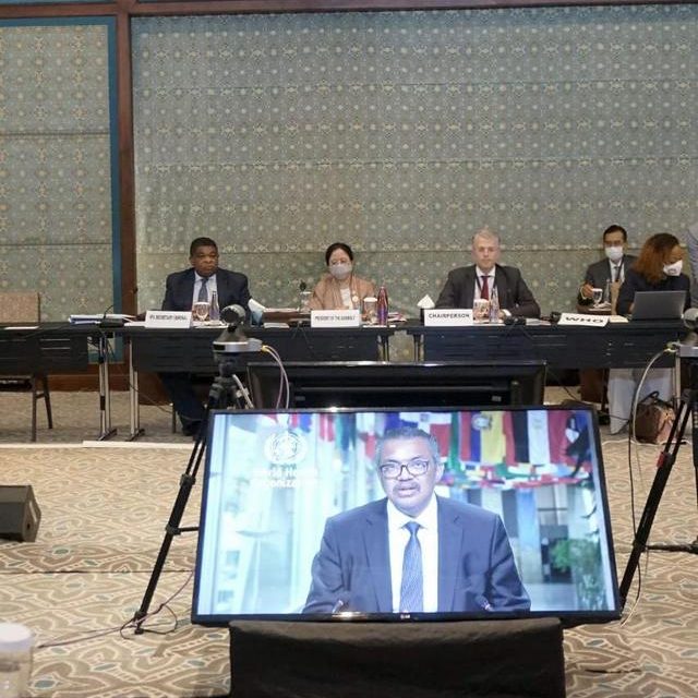 Puan Bicara Soal Peran Parlemen dalam Kedaruratan Medis terkait Pandemi pada Diskusi WHO di IPU