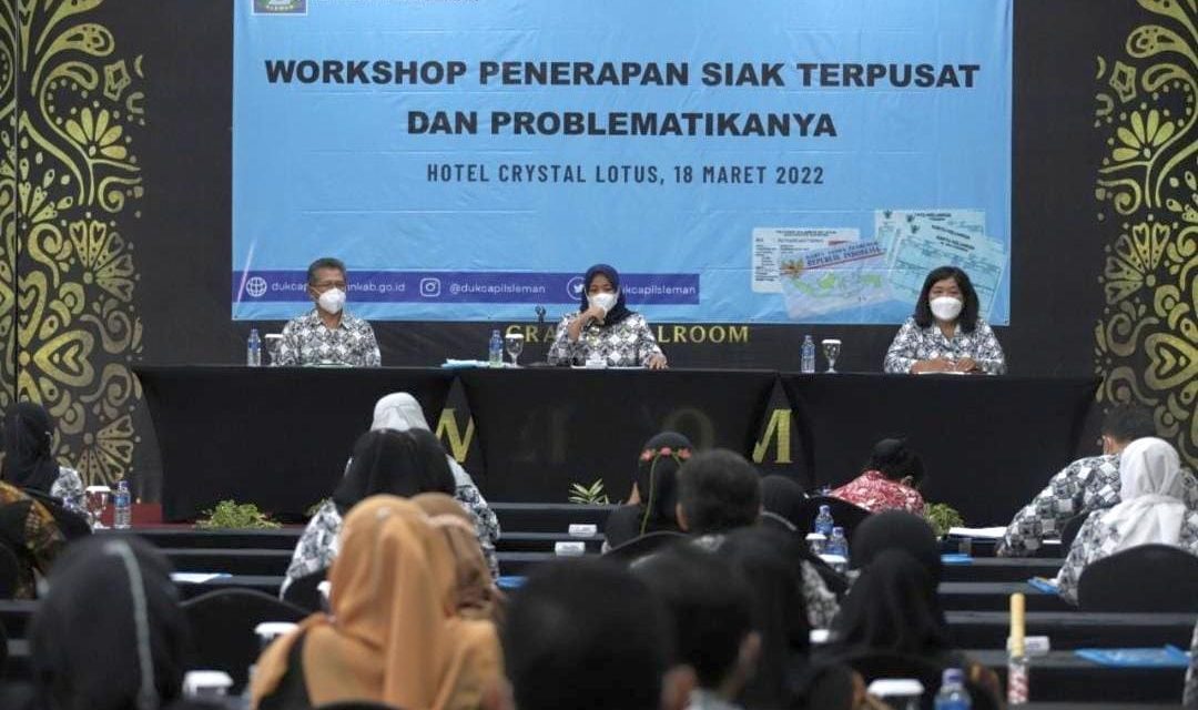 SIAK Terpusat Diharapkan Mampu Tingkatkan Layanan Kependudukan di Sleman