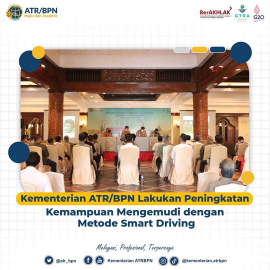 Kementerian ATR/BPN Lakukan Peningkatan Kemampuan Mengemudi dengan Metode Smart Driving