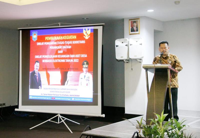 BPSDM Kemendagri Gelar 2 Diklat Sekaligus