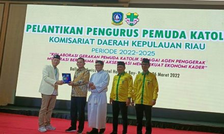 Gubernur Kepri Hadiri Pelantikan Pemuda Katolik Komda Kepri