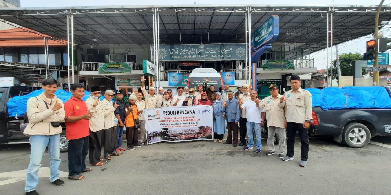 Wawako Erwin Yunaz Lepas Armada Bantuan Bencana Alam Dari Lazismu Payakumbuh Ke Pasaman