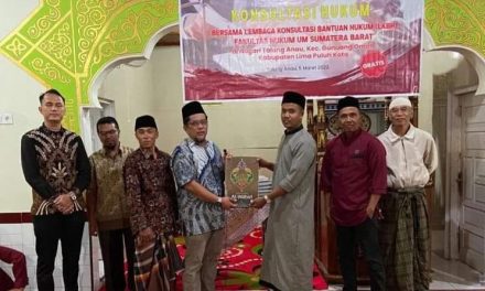 Fakultas Hukum UM Sumbar Gelar Pengabdian Di Talang Anau