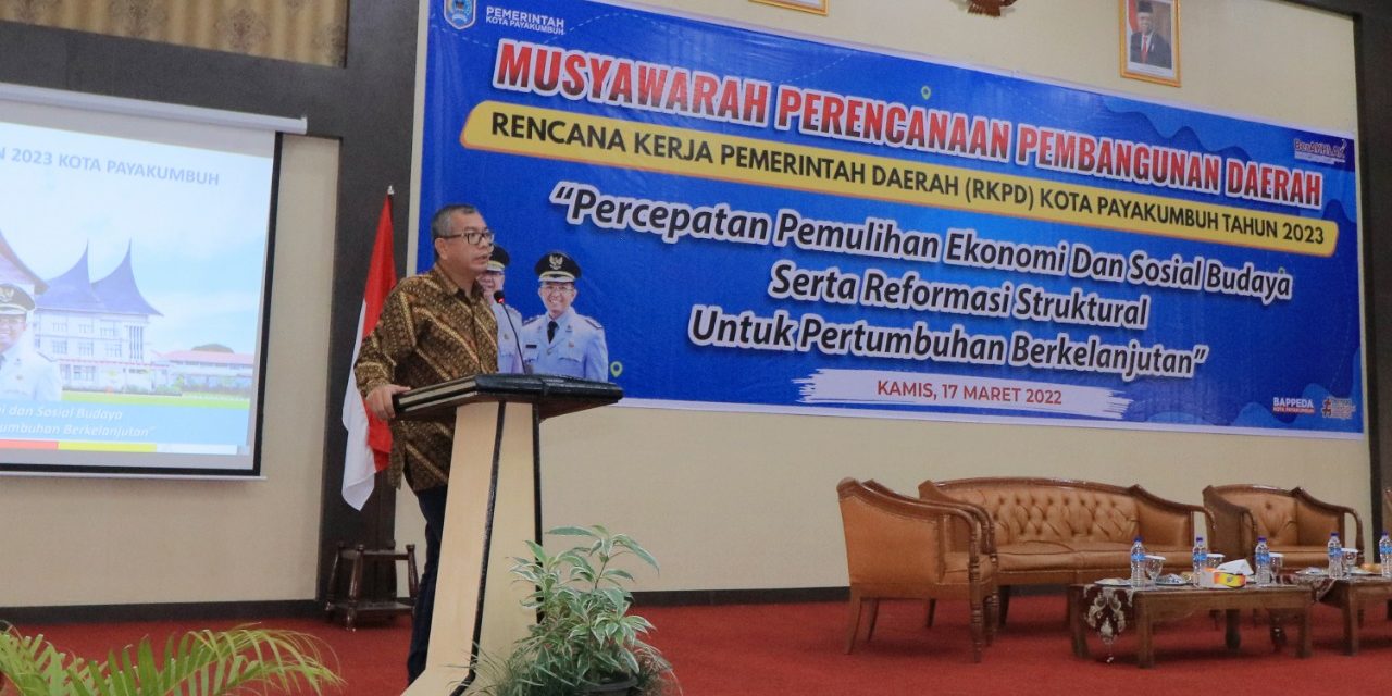 Musrenbang Terakhir Di Era Wali Kota Riza Falepi, Minta Perhatikan 6 Hal