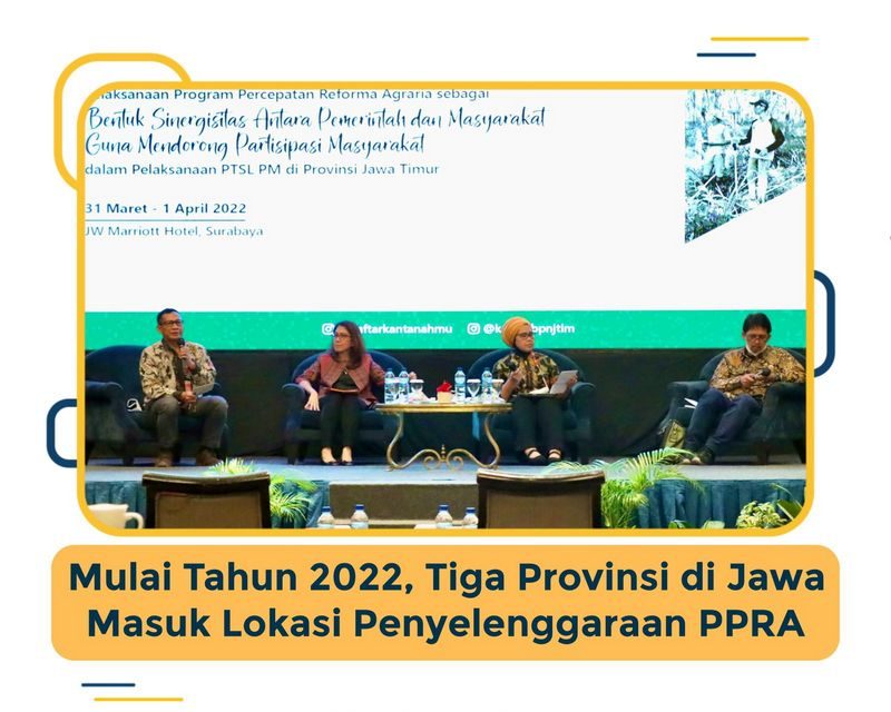 Mulai Tahun 2022, Tiga Provinsi di Jawa Masuk Lokasi Penyelenggaraan PPRA