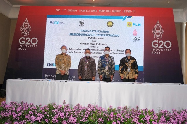 Kembangkan Energi Bersih Berkelanjutan, PLN Gandeng WWF