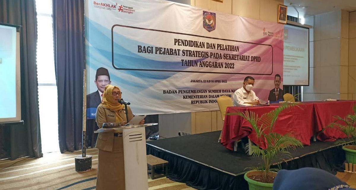 BPSDM Kemendagri Gelar Diklat Fasilitasi Fungsi Anggaran dan Pembentukan Perda di Lingkungan Sekretariat DPRD