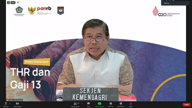 Kemendagri Minta Kepala Daerah Segera Susun Perkada Terkait Pemberian THR dan Gaji ke-13 Tahun 2022