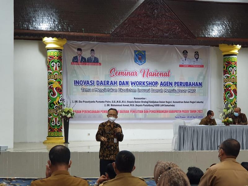 Kepala BSKDN Kemendagri Sampaikan Pentingnya Peran Data dan Informasi dalam Menyusun Strategi Inovasi Daerah