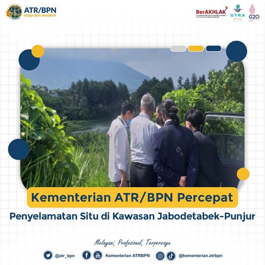 Kementerian ATR/BPN Percepat Penyelamatan Situ di Kawasan Jabodetabek-Punjur