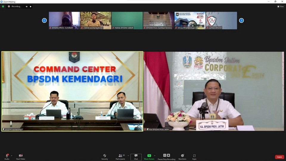 Gelar Rakor BPSDM Provinsi se-Indonesia, BPSDM Kemendagri Perkuat Peran Binwas dalam Pengembangan Kompetensi