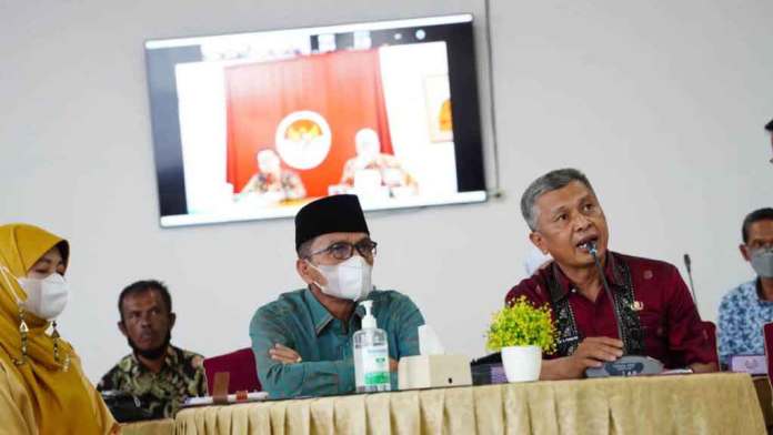 Bupati Safaruddin Lakukan Pertemuan Virtual dengan Investor Rumania