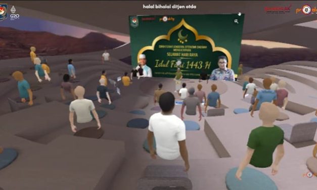 Gelar Halalbihalal di Metaverse, Ditjen Otda Kemendagri Dorong Government 4.0