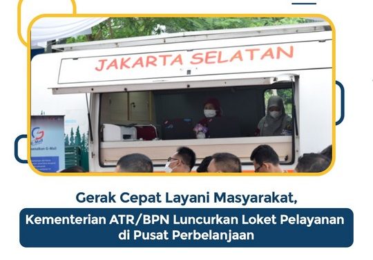 Gerak Cepat Layani Masyarakat, Kementerian ATR/BPN Luncurkan Loket Pelayanan di Pusat Perbelanjaan
