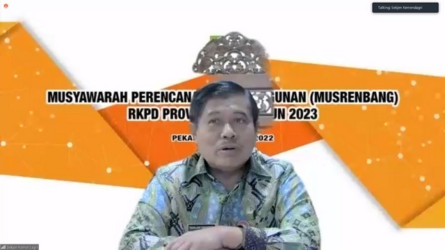 Kemendagri Amanatkan Beberapa Isu Strategis dalam Musrenbang RKPD Provinsi Riau 2023