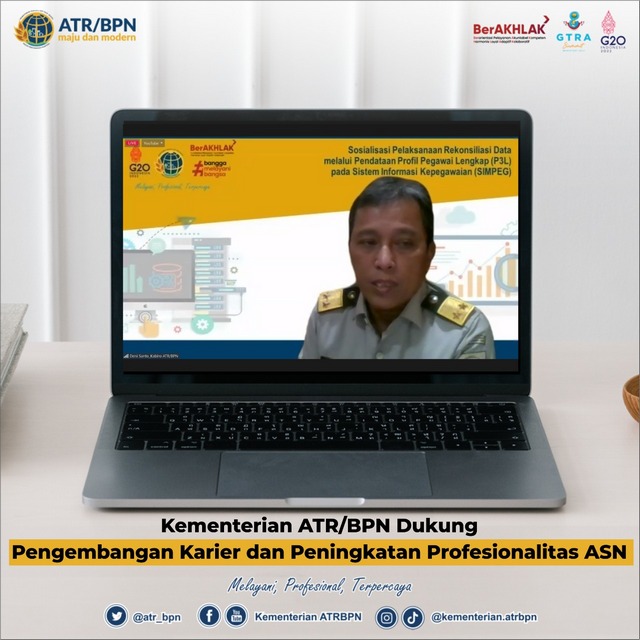 Kementerian ATR/BPN Dukung Pengembangan Karier dan Peningkatan Profesionalitas ASN