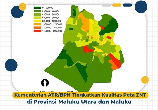 Kementerian ATR/BPN Tingkatkan Kualitas Peta ZNT di Provinsi Maluku Utara dan Maluku