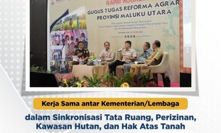 Kerja Sama antar Kementerian/Lembaga dalam Sinkronisasi Tata Ruang, Perizinan, Kawasan Hutan, dan Hak atas Tanah