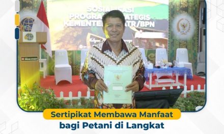 Sertipikat Membawa Manfaat bagi Petani di Langkat