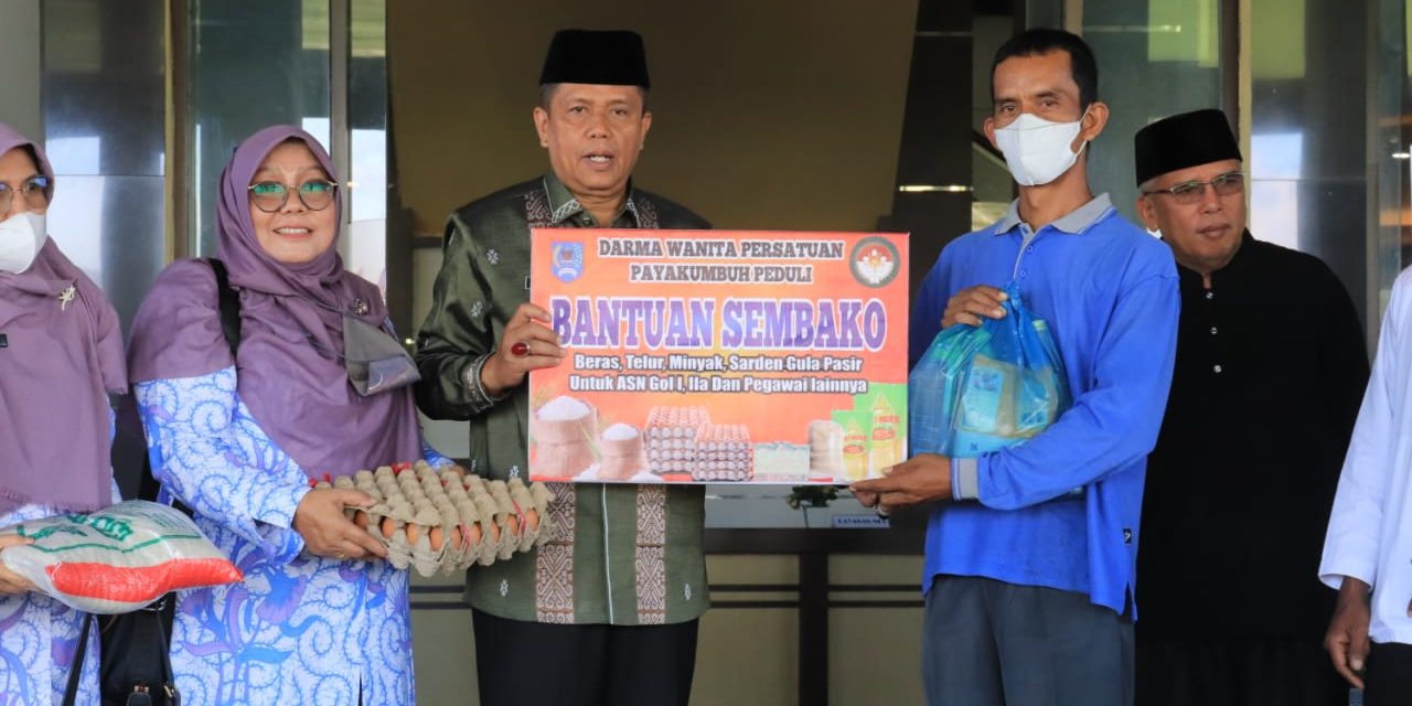 DWP Peduli Berikan Sembako Untuk ASN Golongan I, II A, THL Serta Masyarakat Kurang Mampu
