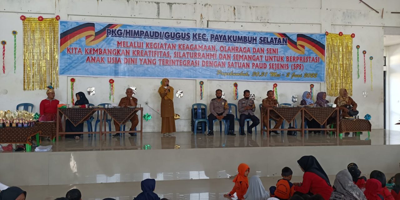 Ratusan Siswa PAUD Di Kecamatan Payakumbuh Selatan Berkompetisi Dalam Porseni