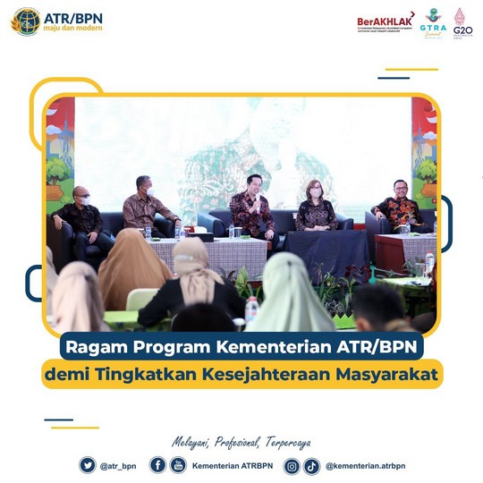 Ragam Program Kementerian ATR/BPN demi Tingkatkan Kesejahteraan Masyarakat