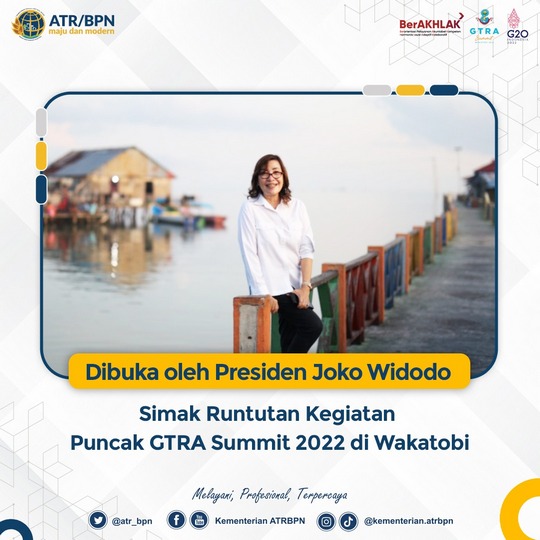 Dibuka oleh Presiden Joko Widodo, Simak Runtutan Kegiatan Puncak GTRA Summit 2022 di Wakatobi