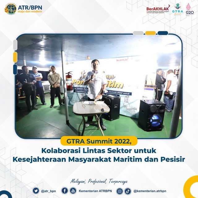 GTRA Summit 2022, Kolaborasi Lintas Sektor untuk Kesejahteraan Masyarakat Maritim dan Pesisir