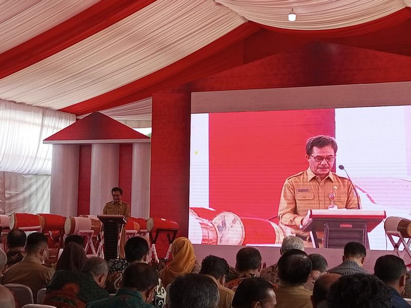 Dirjen Bina Pemdes Kemendagri Hadiri Kick Off Pembentukan Desa Anti Korupsi Tahun 2022