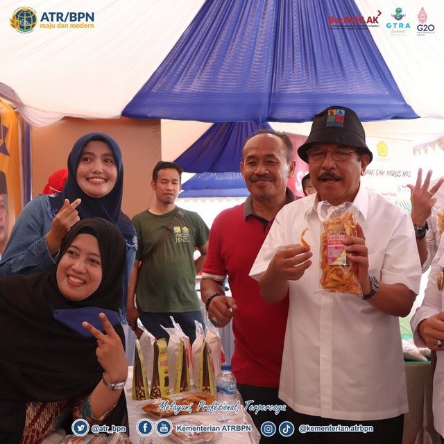 Menteri ATR/BPN meninjau persiapan kegiatan GTRA Summit 2022