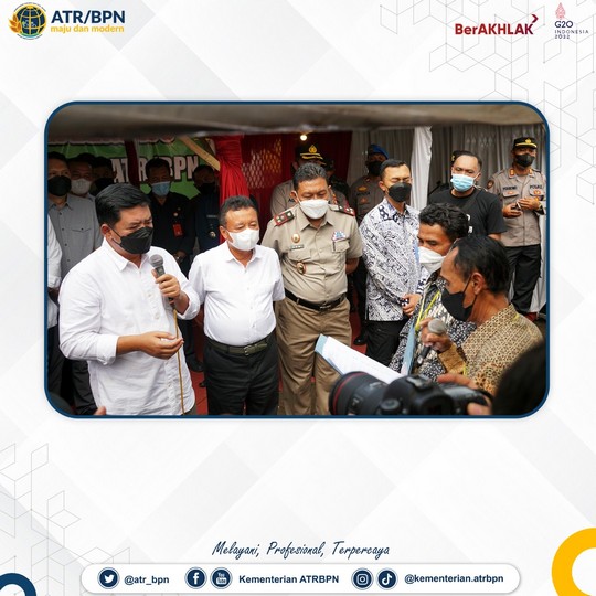 Komitmen Tuntaskan Sengketa Pertanahan, Menteri ATR/Kepala BPN Tinjau Objek dan Subjek Masalah Pertanahan di Kabupaten Kediri
