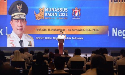 Hadiri Munassus KADIN 2022, Mendagri: Hanya Satu KADIN di Indonesia