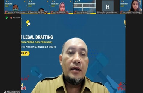 Gelar Diklat Legal Drafting Angkatan X, BPSDM Kemendagri Ingatkan Penyederhanaan Regulasi sebagai Upaya Harmonisasi Peraturan
