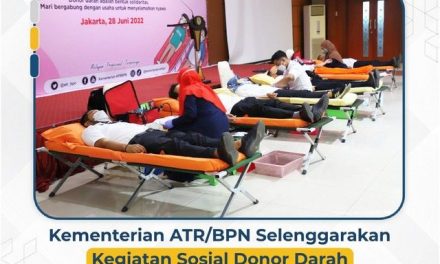 Kementerian ATR/BPN Selenggarakan Kegiatan Sosial Donor Darah