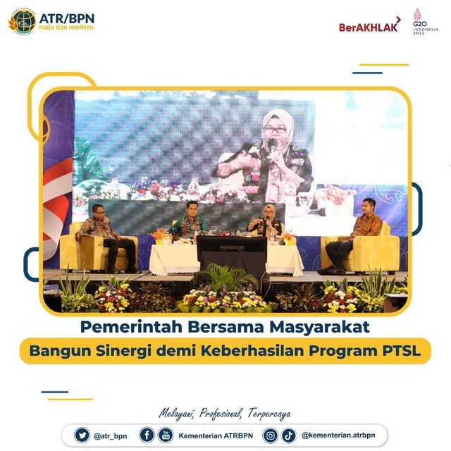 Pemerintah Bersama Masyarakat Bangun Sinergi demi Keberhasilan Program PTSL