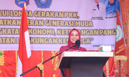 PKK Kelurahan Sungai Durian Dinilai Tim Provinsi Sumbar