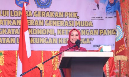 PKK Kelurahan Sungai Durian Dinilai Tim Provinsi Sumbar